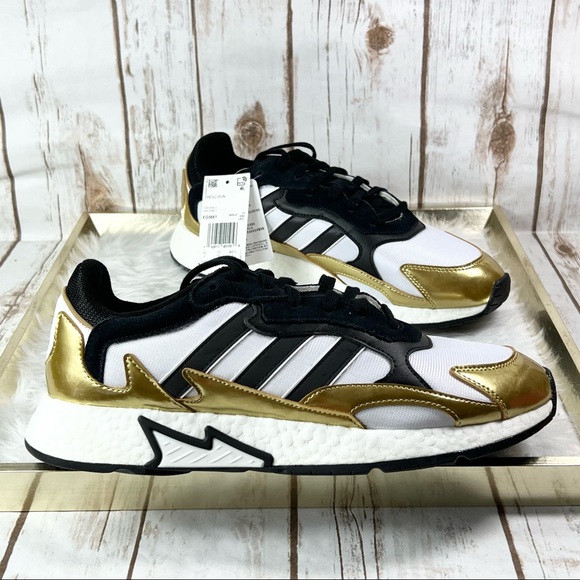 adidas Originals Other - New Adidas Originals Tresc Run Black Metallic Gold Sneakers
